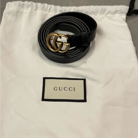 Gucci Accessories - Gucci GG Double G Leather Belt